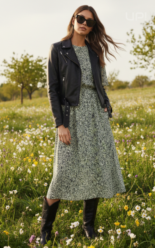 Giacca Chiodo Biker Donna in Nappa Black | Jerry UP201