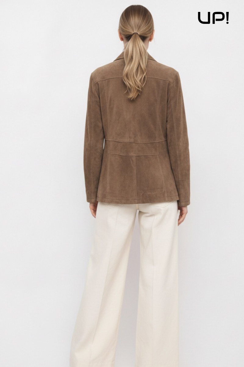giacca-donna-camoscio-beige
