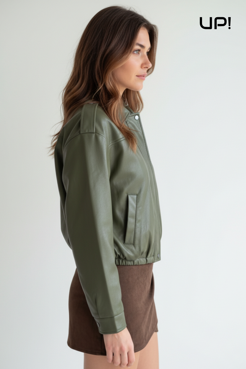 giubbotto-donna-vera-pelle-verde