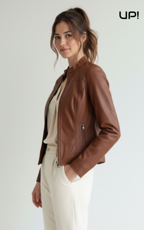 GIACCA DONNA IN NAPPA NUVOLATO AURORA| UP219