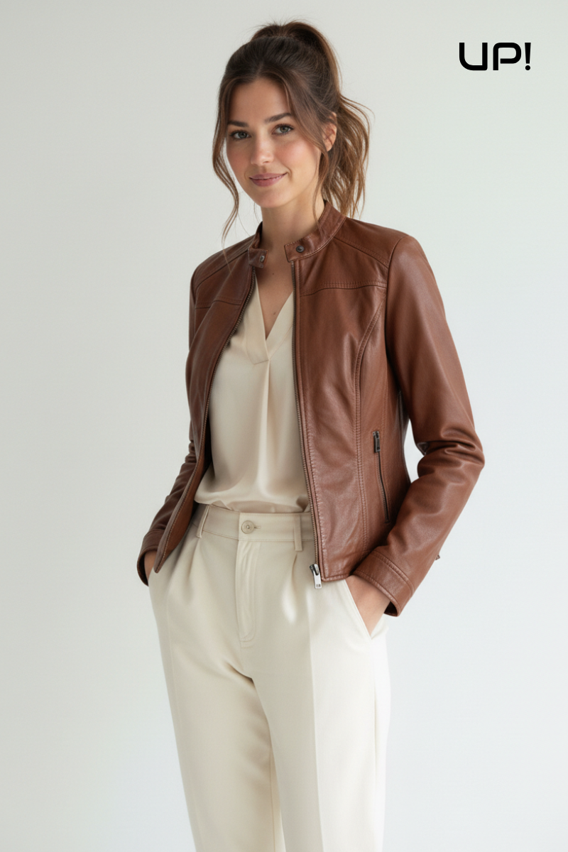 GIACCA DONNA IN NAPPA NUVOLATO AURORA| UP219